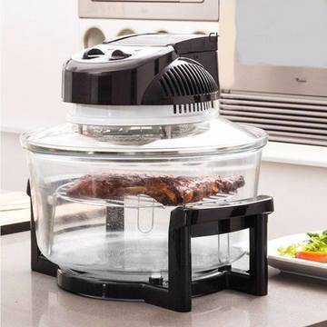 Електрическа скара на стойка ZEPHYR ZP 1015 K, 2000W, Тавичка за мазнина, Регулируем термостат с 5 степени, Черен