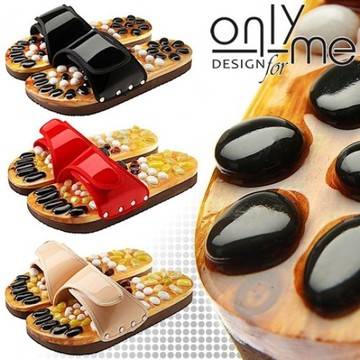 Масажни чехли за рефлексотерапия с естествени камъни CASADA – №37-38