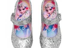 Страхотни брокатени обувки на Елза от Замръзналото кралство с токче