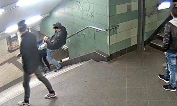 Тежко възмездие застигна изрода Светослав, който нарита млада жена в берлинското метро