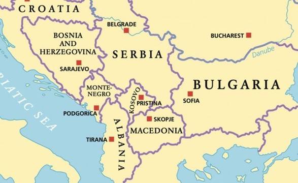 Карта показва бъдещите промени на Балканите