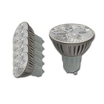 6 броя LED лунички 3W, GU10, CW, 220V