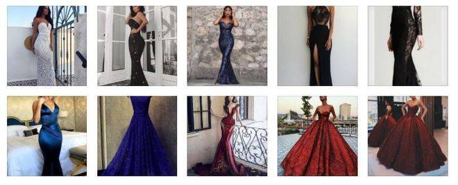 Дълги Рокли за Бал