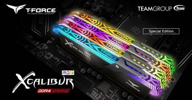 T-Force Xcalibur RGB DDR4 3600MHz и 4000MHz памет
