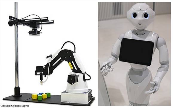 Хуманоидният робот Пепър ще помага в обучението на учениците на IT гимназията