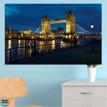Картина пано за стена от 1 част с моста Тауър Бридж в Лондон – HD-276-1