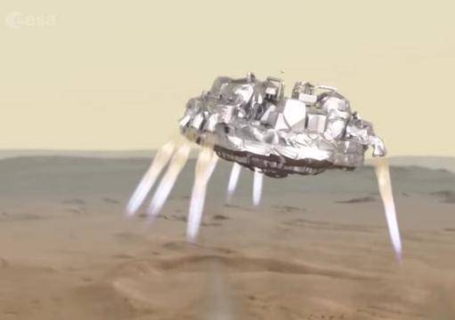 Европейският спускаем апарат Скиапарели потвърди ключови факти за атмосферата на Марс