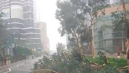 Тайфунът „Мангхут” се придвижва към вътрешността на Китай