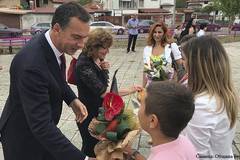Кметът откри учебната година в училище „Христо Ботев“ в кв. „Долно Езерово“
