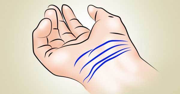 Проверете дали имате тези рядко срещащи се линии на китката