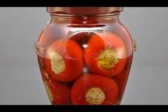 Туршия от пълнени камби