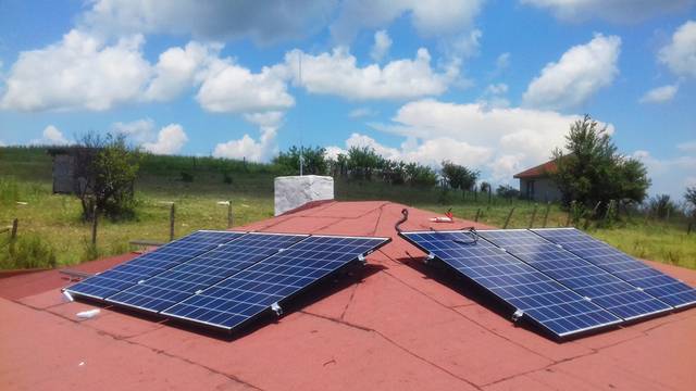 Автономна соларна система за ток за собствени нужди