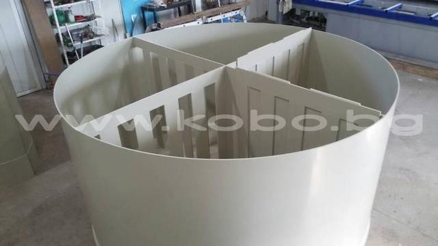 Кобо Галванични вани, Резервоари, Вани за рибовъдство