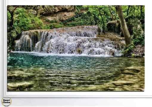 Картина пано за стена от 1 част с Крушунските водопади – HD-581-1