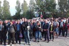 Работници от фабриките за алкохол край Карнобат отново излязоха на протест