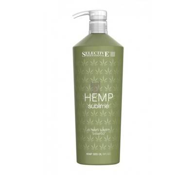 Selective Professional HEMP SUBLIME ULTIMATE LUXURY SHAMPOO 1000ML ИНТЕНЗИВЕН ХИДРАТИРАЩ ШАМПОАН ЗА СУХА И ИЗТОЩЕНА КОСА 1000МЛ