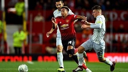 Дарби Каунти отстрани Манчестър Юнайтед от Купата на Лигата