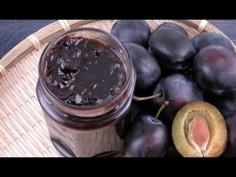 Мармалад от сини сливи с орехи