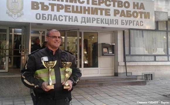 Бургазлия спечели третото място в конкурса Пътен полицай на годината