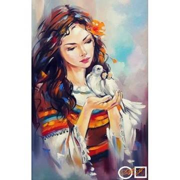 Елмазен гоблен БЯЛАТА ЛЯСТОВИЦА