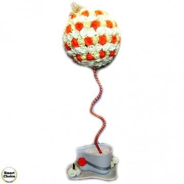 Сувенир – Цветно дърво – топиар от изкуствени рози – 45 см. Модел DM-9023