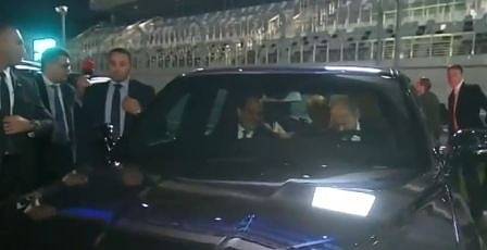Путин повози египетския президент по писта за Формула 1