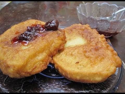 Пържени филийки с кисело мляко