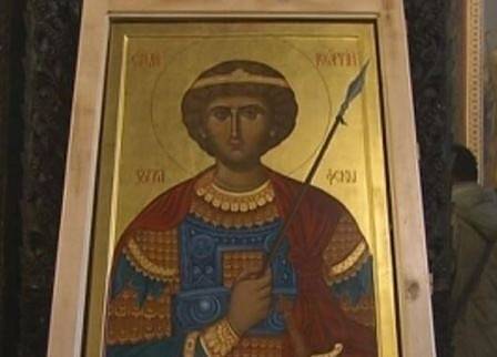 Икона на Свети Георги от Зографския манастир пристига в София