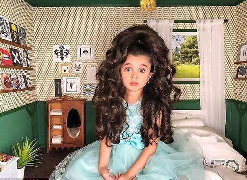 Петгодишната богиня на красотата Mia Aflalo