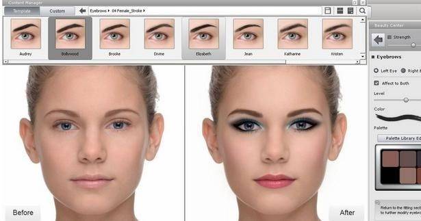 Персонализиране на грим и недостатъците по лицето