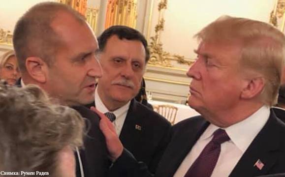 Радев и Тръмп разговаряха в Париж