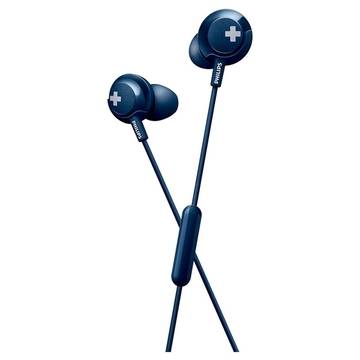 Слушалки PHILIPS слушалки за поставяне в ушите с микрофон BASS+