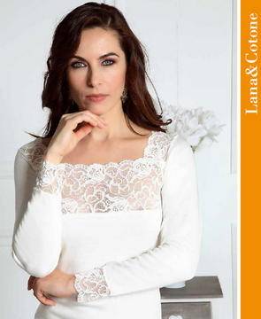 Малена – магазин за женска вълнена блуза с дълъг ръкав италиански вълнени блузи дамско вълнено бельо С М Л ХЛ 2ХЛ