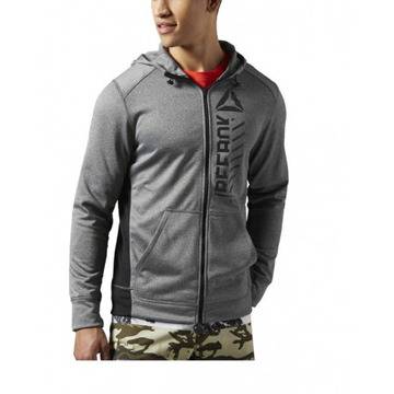 REEBOK Workout Ready Warm Fleece Grey МЪЖКО ГОРНИЩЕ