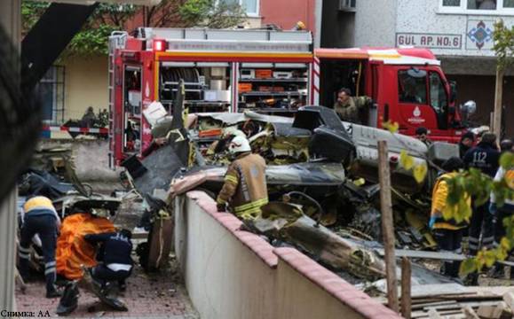Военен хеликоптер се разби в Истанбул, четирима са загинали