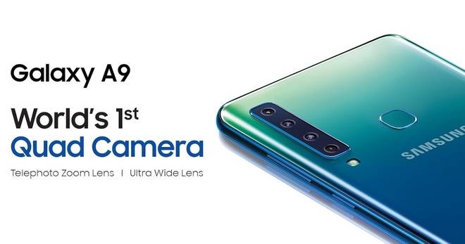 Samsung Galaxy A9 (2018) първия смартфон с четворна камера.