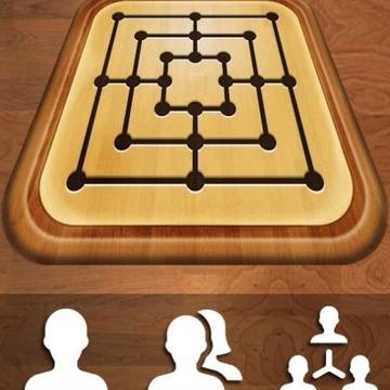 Играта Дама: нареди три пула в линия