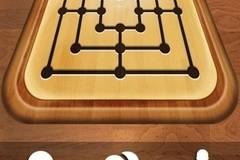 Играта Дама: нареди три пула в линия