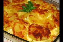 Огретен с картофи и сирене