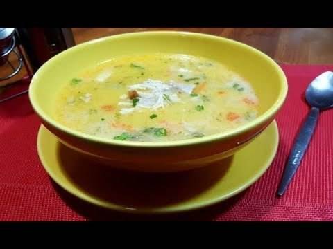Пилешка супа с фиде и застройка