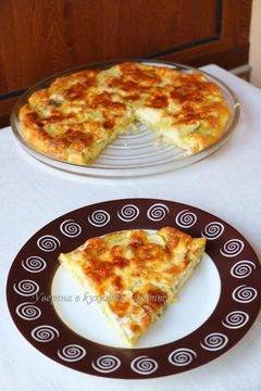 Печен омлет с тиквички