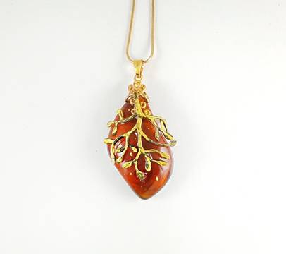 6 топ коледни подаръка и бижута за Коледа и Нова Година, колиета с Кехлибар