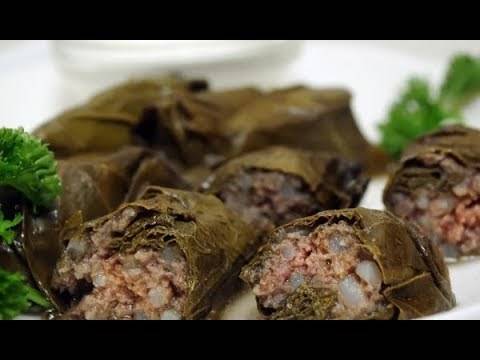 Лозови сарми с кайма