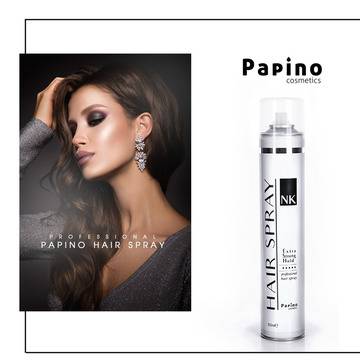 Papino Cosmectics Hair Spray Extra Strong Hold ЛАК ЗА КОСА СЪС СИЛНА ФИКСАЦИЯ 500ml