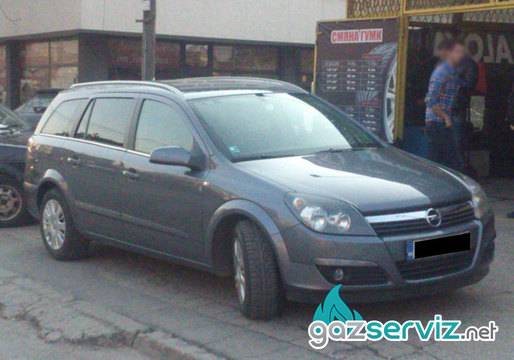 Opel Astra H с газова уредба Zanardi OBD