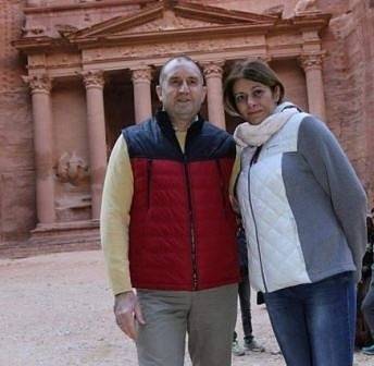 Президентът Радев и съпругата му Десислава посетиха древния град Петра (СНИМКИ)