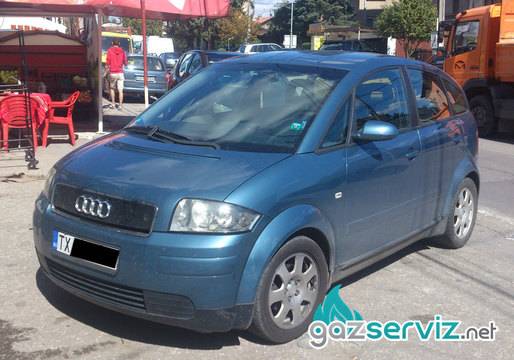 Audi A2 с газова уредба Agis
