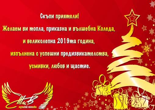 ЧЕСТИТА НОВА 2019та ГОДИНА !