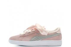 PUMA Smash v2 Ribbon Jr Pink ДАМСКИ КЕЦОВЕ