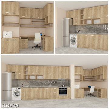 Кухня… и домашен офис в едно